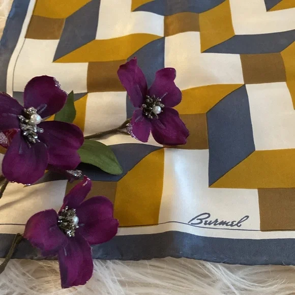 VINTAGE BURMEL scarf - Picture 3 of 10